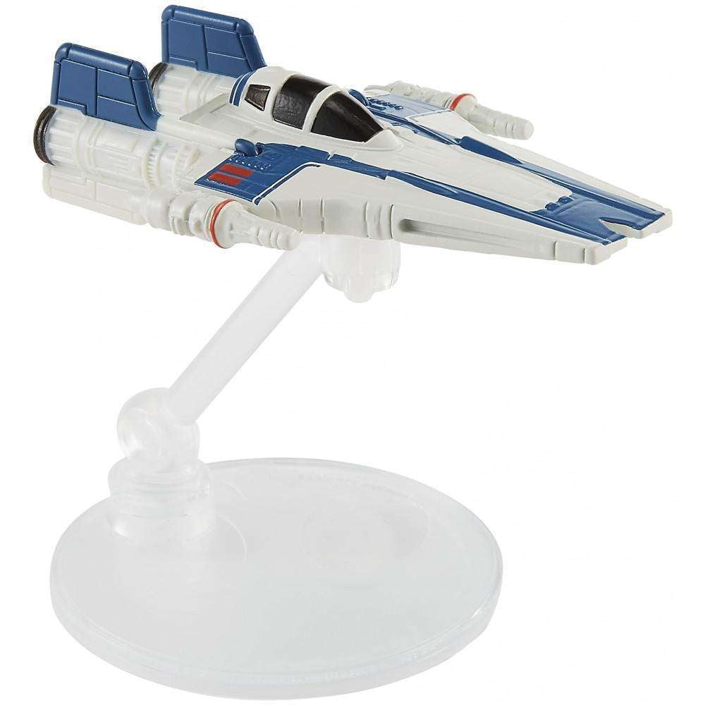 Hot Wheels Star Wars The Last Jedi Resistance A-Wing Fighter Starship Vehicle Playset