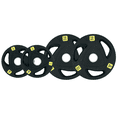thumbnail image 1 of HAJEX Olympic Rubber Tri-Grip Plates Set 2 inch - 66LB Set - ( 11LB, & 22LB), 1 of 4