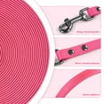 thumbnail image 4 of Wolfone Correa Impermeable de Adiestramiento para Perros de Línea Larga - Correa Rosa de 10 Ft para Exteriores para Llamadas, Playa, Natación, Senderismo - Correa Larga Resistente para Perros Pequeño, 4 of 7