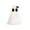 Black, variant on Lighted Ghost for Halloween Decor, Standing Fabric Ghost for Mantel Shelf Fireplace, DIY Glowing Ghost Decoration for Tabletop Entryway and Home Display, 19.69 Inch