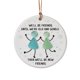 thumbnail image 1 of Sea Glass Friendship Decor Friendship Heart Keepsake Friendship Heart Ornament For Christmas Tree Hanging Ornaments, 1 of 1