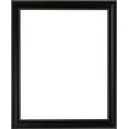 thumbnail image 2 of 1-3/4" Polystyrene Contemporary Modern Picture Frame - by WholesaleArtsFrames-com 14x22 4048 Series - Black & Gold - Made In USA, 2 of 5