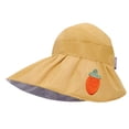 thumbnail image 1 of Sombrero para niños de verano, sombrero de cubo plegable, gorras , gorras de visera niñas de 3 a 8 años , AMARILLO BLESIY Sombrero de sol para niños, 1 of 8