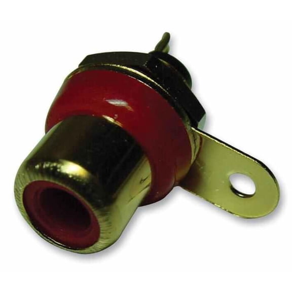 PRO SIGNAL - Phono Socket, Red / Gold