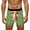 Green, variant on Wxolcjlv Men's Boxer Briefs Valentine's Day DIY Novelty Print Casual Underwear Comfortable Breathable Soft Stretch Trunks With Patterns