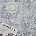 thumbnail image 4 of Retro Floral Print Area Rug, Vintage Distressed Low Profile Non Slip Floor Carpet, 4 of 8