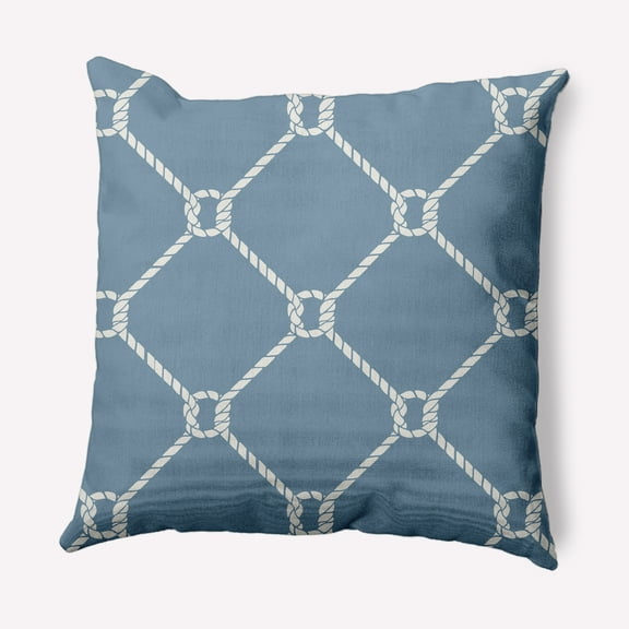 Simply Daisy 16" x 16" Ahoy! Nautical Decorative Indoor Pillow