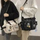 thumbnail image 3 of Mochilas escolares Harajuku japonesas para chicas adolescentes, bolso cruzado informal a la moda, nueva moda, bolso de hombro, mochila para estudiantes, bolsos de mano, 3 of 5