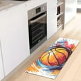 thumbnail image 6 of SKYSONIC Basketball Kitchen Mats 20"x39" Absorbent Non Slip Runner Rug Machine Washable Kitchen Floor Mat for Home Bathroom Door, 6 of 7