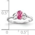 thumbnail image 2 of Primal Gold 14 Karat White Gold 6x4mm Oval Pink Tourmaline Ring, 2 of 4
