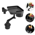 thumbnail image 4 of Black Car Cup Holder Tray with Phone Mount for Travel Plastic Material 1 Piece, 4 of 9