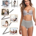 thumbnail image 5 of Hbhpov Women Cotton Underwear Briefs Slight Tummy Control, 5 Pack, Size S-3XL, 5 of 7