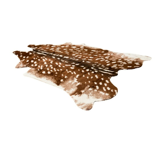 Wxqbjtam Multifunction Faux Deer Rug Rustic Eco Friendly Faux Rug Animals carpet for Home