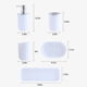 thumbnail image 3 of Xihbxyly Juego de Accesorios de Baño, 5 Piezas, Taza Mate, Bandeja para Cepillos de Dientes y Dispensador de Loción, Diseño Moderno y Elegante, Decoración para El Baño, Ahorro de Espacio, Regalo Idea, 3 of 7