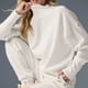 thumbnail image 1 of 2024 Diosa Yoga Weekend Escape Jogger Set Waffle Weekend Escape Cuello simulado Manga larga Color sólido Camisa de moda casual, 1 of 5