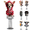 #B, variant on Cute Cow Dashboard Dancer – Cute and Hilarious Bobblehead Cow is Sitting Cross Legged – Funny Car Dashboard Toy – Soft Plastic with Adhesive Pad for Cow Lovers