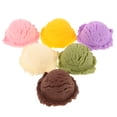 thumbnail image 1 of Bolas de helado falsas realistas, bolas de helado artificiales, bolas de helado falsas, pastel de simulación, comida falsa, postres para el hogar, tiendas, decoración, accesorios de exhibición, 1 of 7