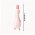 thumbnail image 3 of Cyenie Cute Bathroom Hair Catcher Drain Stopper White Pink, Reusable Silicone Trap for Bathtub Shower Kitchen Sink, 3 of 8