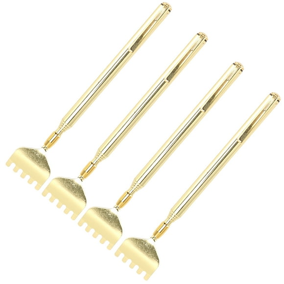 Mini Back Scratch,4PCS Extendable Back Scratcher Back Massage Scratcher Extendable Back Scratcher High-Intensity Output