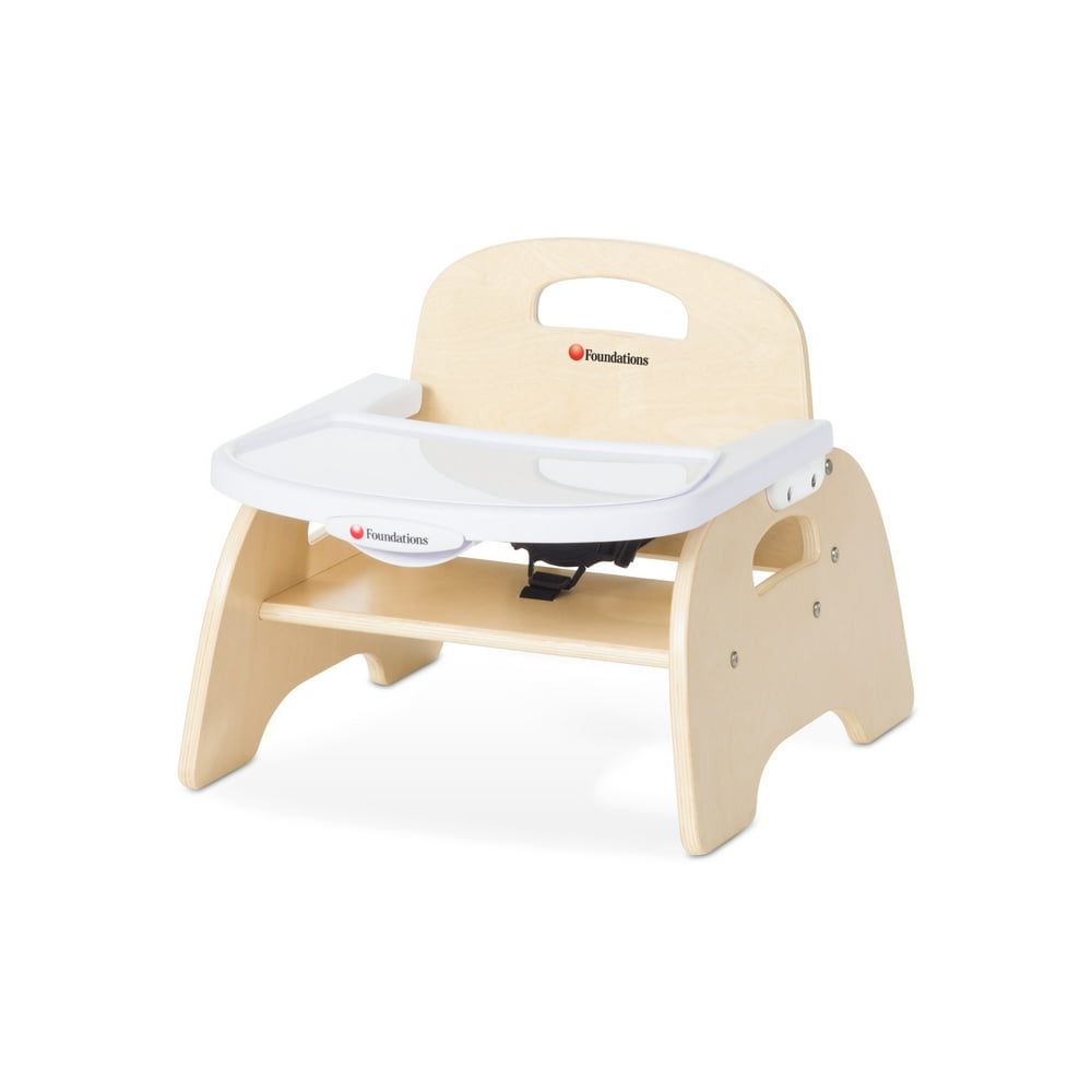 Foundations Easy Serve Low Toddler Feeding Chair with Tray, 5" Seat