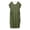 1_Green, variant on Plus Size Summer Dresses for Women Casual Solid Loose Round Neck Short Sleeve Midi Sundress