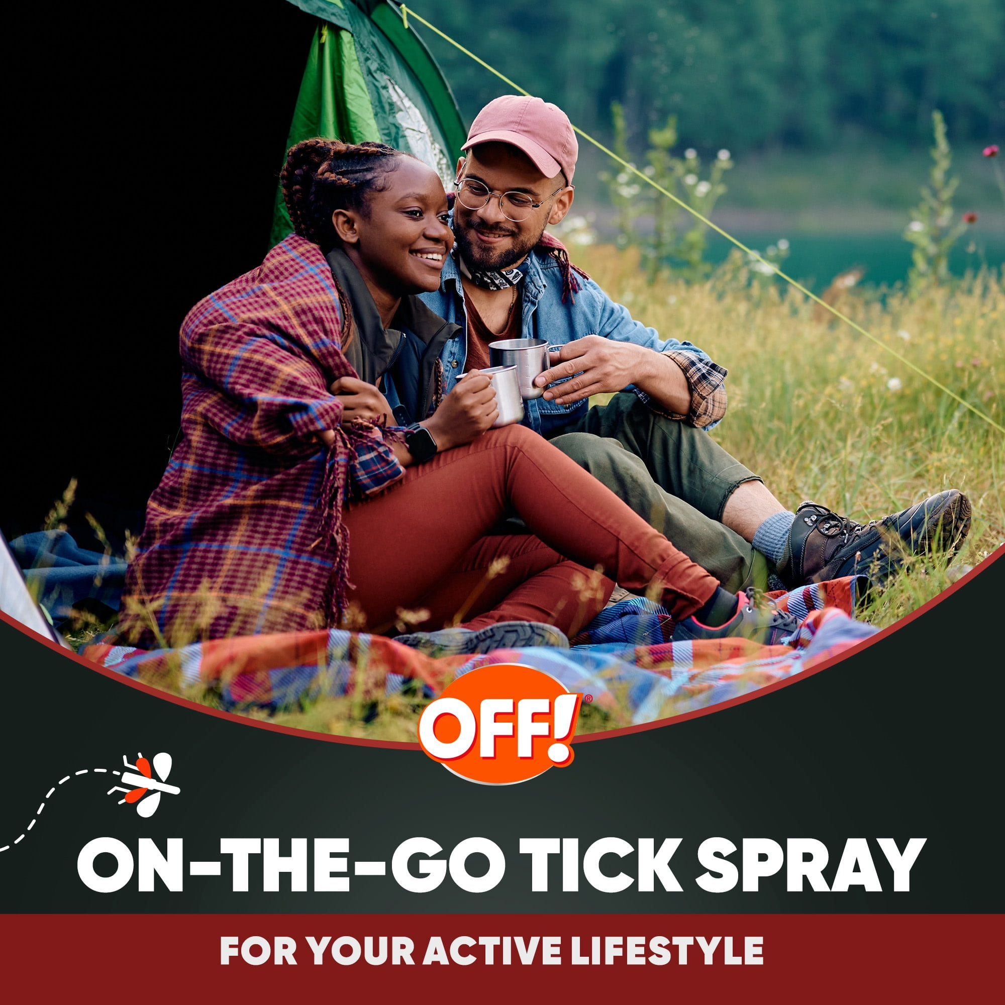 OFF! Sportsmen Long Lasting Protection Ticks 25% Deet Insect Repellent IV Aerosol, 6 oz