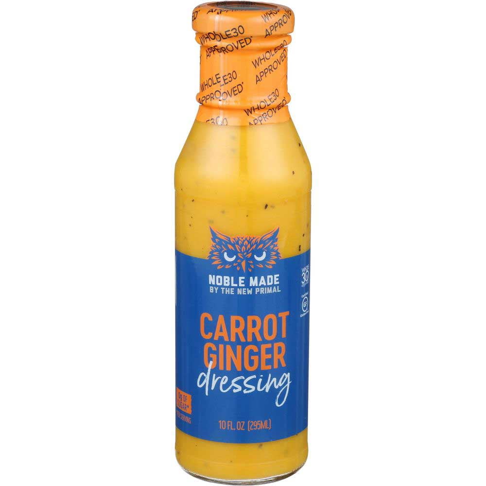 The New Primal Carrot Ginger Salad Dressing, 10 Ounce 6 per case