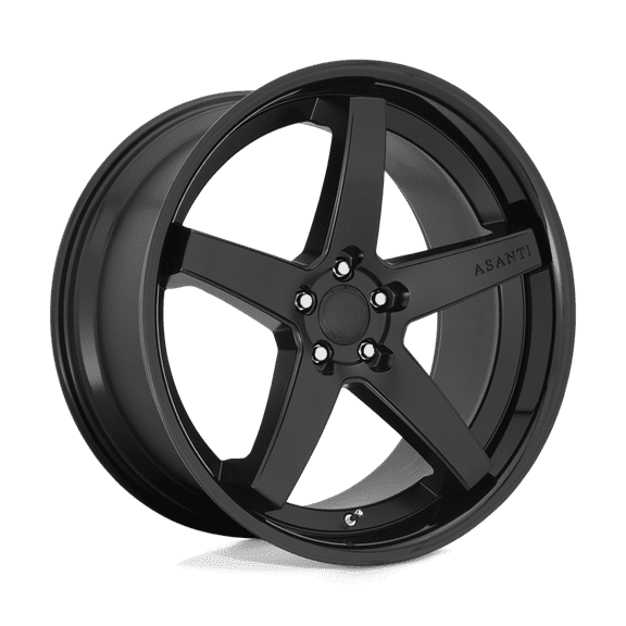 Asanti Black Cast Aluminum Rim AB31 22X9 5X112 S-BLK G-BLK LP 25MM, ABL31-22905625SB