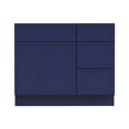 thumbnail image 6 of 39" Freestanding Bathroom Vanity Cabinet without Top in Blue, 6 of 6