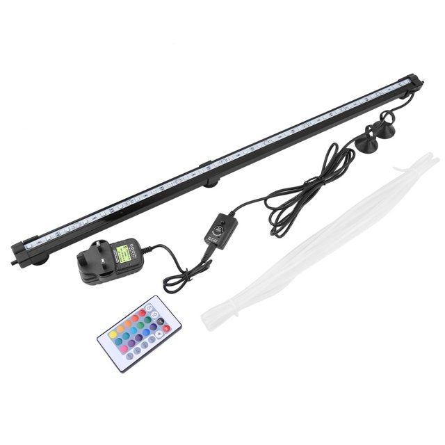 Waterproof Airstone Led Bubble Light RGB Remote Color Changing LED SMD Aquarium Fish Tank Light Lighting Submersible