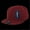 Cardinal, variant on RP1 6 Panel High Profile Structured Acrylic/Polyester Fitted Hat-Aqua-7 5/8