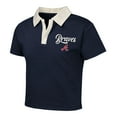 thumbnail image 2 of Girls Youth Navy Atlanta Braves Base Trainer Johnny Polo and Skort Set, 2 of 6