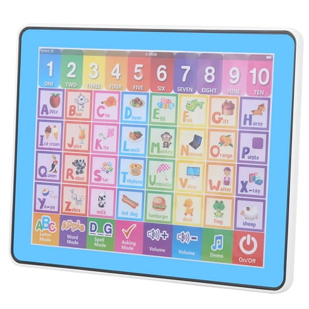 Qiilu Tablette Jouet Jouet Tablette Bebe Bebe Enfants Ecran Tactile Apprendre Anglais Machine Tablet Jouet Educatif Debut Walmart Canada