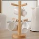 thumbnail image 1 of Estante de liquidación Adzgya con 6 ganchos de madera para té, soporte para tazas de café, soporte para tazas, organizador de tazas extraíble, 1 of 8