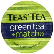 Teas' Tea Green Tea Plus Matcha, Single Serve Cups, (Pack of 12) , Organic, Zero Calories, No Sugars, No Artificial Sweeteners, Antioxidant Rich, High in Vitamin C