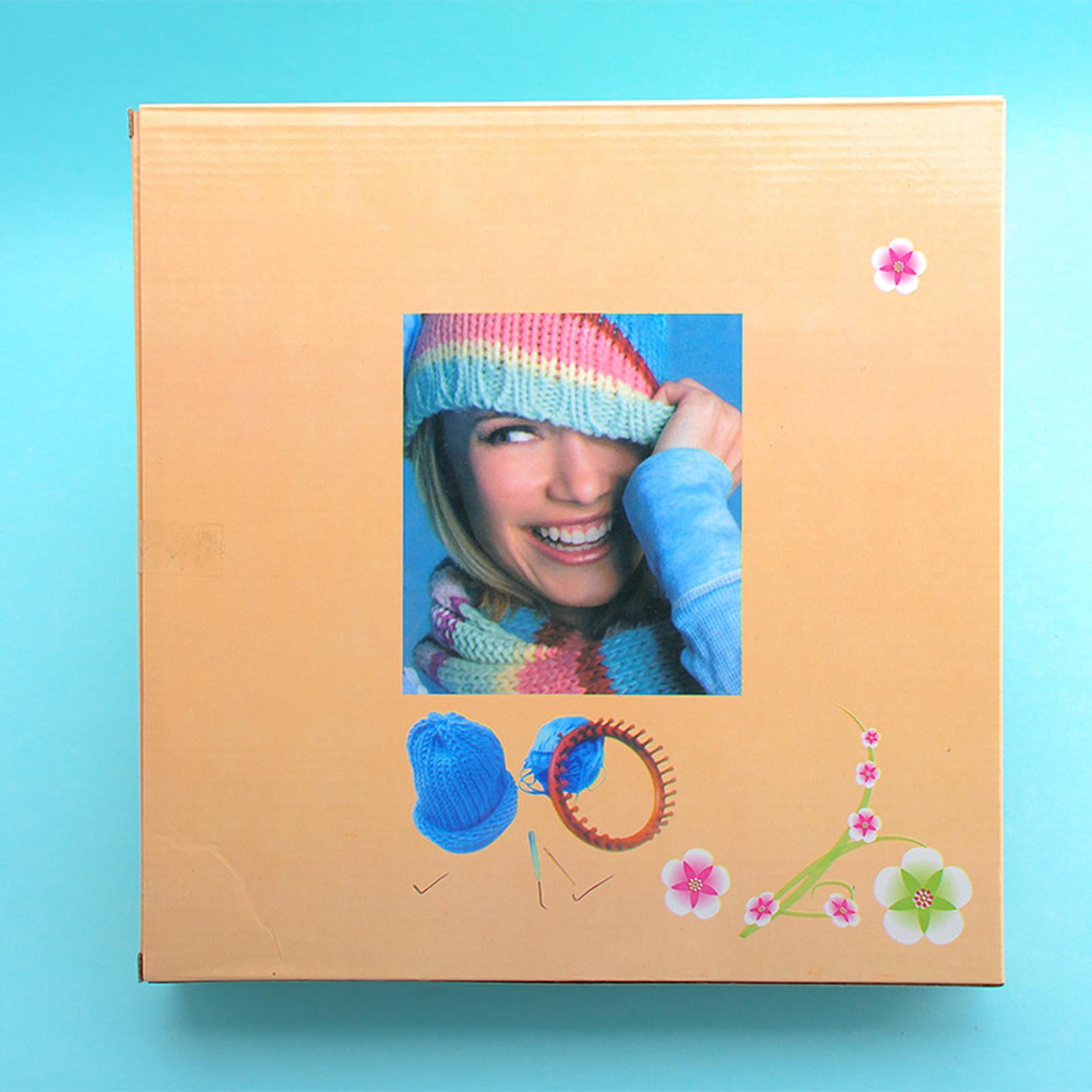 Round Knitting Loom Set - Loom Set of Four Different Sizes Circular Knitting Looms for Loom Knitting Hats, Scarf !