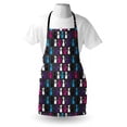 thumbnail image 3 of Kids Abstract Animals Art Apron Colorful Ornamental Kittens Drawings of Funny Cat Silhouettes, Unisex Kitchen Bib Apron with Adjustable Neck for Cooking Baking Gardening, Multicolor, by Ambesonne, 3 of 3