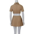 thumbnail image 4 of Adult Women and Girls Megan Dress Outfit with Crop Top Sailor Skirt for Carnival, Party or Masquerade, 4 of 7