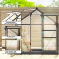 thumbnail image 4 of Outsunny Greenhouse, Walk-In Hot House, Clear PC Board with Sliding Door, 4 of 10