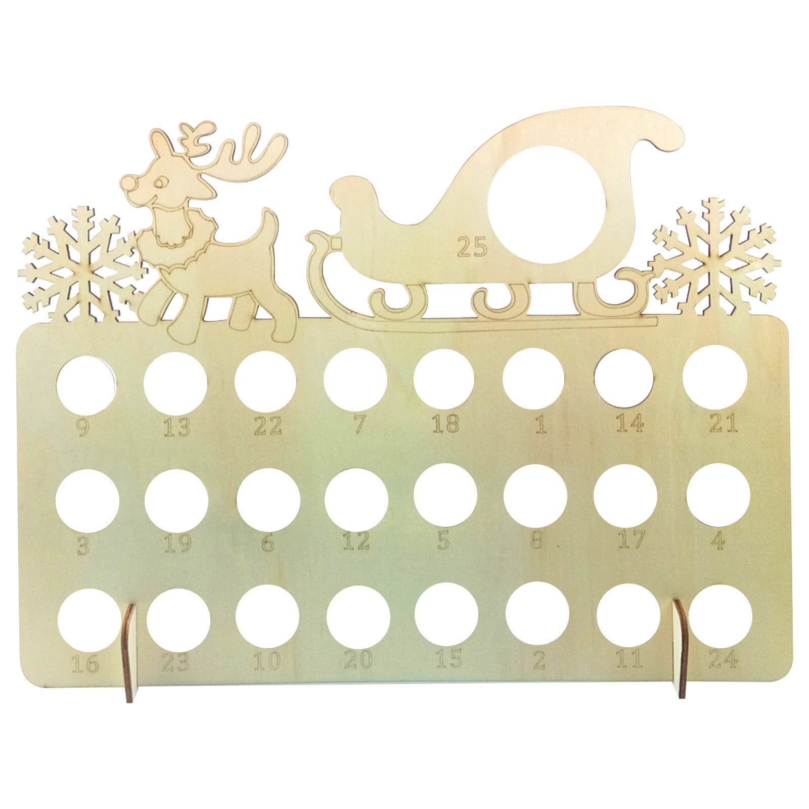 OAVQHLG3B Advent Calendar 2022 Wooden Advent Calendar Christmas Advent