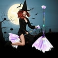 thumbnail image 7 of JoyMoreHome Halloween Witch Broom with LED Light, Witch Costume Accessories for Halloween Cosplay Party, Carnival and Theme Party, 7 of 7