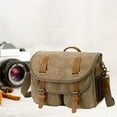 thumbnail image 1 of Estuche para cámara Bolso tipo bandolera para cámara,Impermeable con soporte para trípode Bolsa para cámara,Bolso para cámara tipo bandolera de un Caqui, 1 of 10