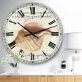 thumbnail image 2 of DesignArt Sea Shells-B Large Wall Clock, 2 of 2