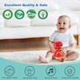 thumbnail image 4 of Baby Musical Toys(6.7"x5.1"x4") , Music Light Dinosaur Baby Crawling Toys, Infant Toddler Baby Toys, 4 of 6