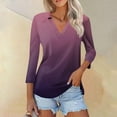 thumbnail image 3 of Scyoekwg Women Basic Tops Ladies Blouses Dressy Casual Short Sleeve Womens Summer Fashion Cute T Shirts Trendy Loose Going Out Tops, 3 of 5