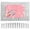 Pink, variant on Sandwich Forms for Top and Bottom Extension - Long Coffin Shape with Lines Reusable Full Cover Acrylic Gel Nail Form Templates for Quick DIY Manicure