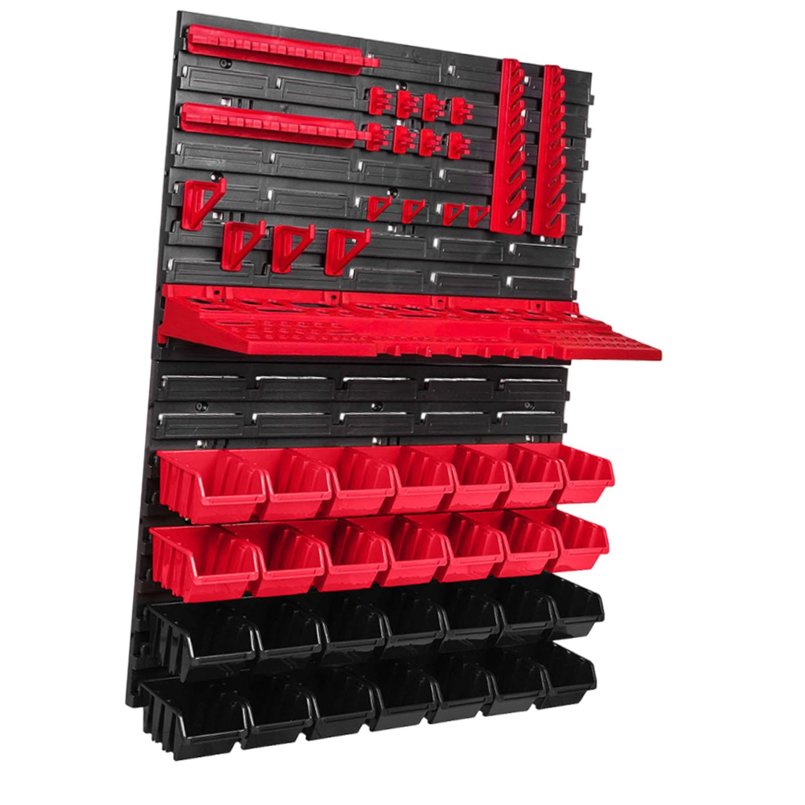 simhoa Set of 49 Wall-mounted Tool Organizers for Garage, Multi-purpose, Practical And Convenient for Organizing Tools in Workshops And Shops.