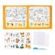 thumbnail image 1 of Libro de pegatinas reutilizables para colorear, tarjetas, libro de actividades con pegatinas de percepción del color animal, 1 of 9