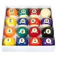 thumbnail image 1 of Graflsoa Resin American-Style 8-Ball Pool Balls Set, Size M/L, 16-Piece, Durable & Precision-Weighted for Optimal Play, 1 of 6