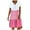 Red, variant on fartey Women's Plus Size Dresses Polka Dot Stripe Solid Color Patchwork Print Dress Loose Flowy V Neck Short Sleeve Sundress, S-5XL